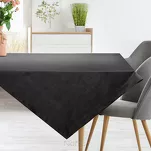 Nakładka welwetowa 85x85 MELINDA czarna wykończona mankietem - 9