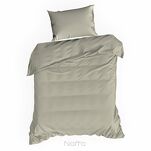 Pościel satynowa 160x200 NOVA 3 jednokolorowa gładka beż 1 - 6