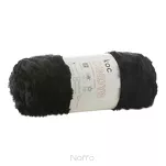 Koc na fotel 70x160 CINDY 6 czarny puszysty w drobny wzór Design 91 - 8