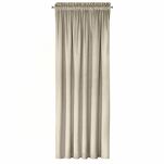 Zasłona na taśmie 140x270 MELANIE welwetowa jasny beż o aksamitnej strukturze - 6