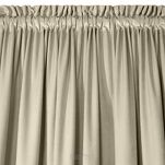 Zasłona na taśmie 140x270 MELANIE welwetowa jasny beż o aksamitnej strukturze - 4