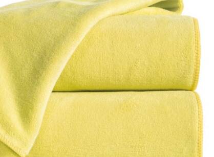 Ręcznik 50x90 AMY szybkoschnący żółty z mikrofibry