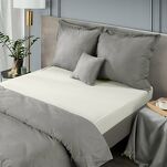 Prześcieradło z satyny bawełnianej z gumką NOVA 3 beż 1 160x200 - 7