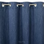 Zasłona na przelotkach 135x250 ROSSIE zaciemniająca granatowa jednokolorowa - 4