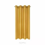 Zasłona na przelotkach 140x175 RITA jednokolorowa musztardowa z miękkiej tkaniny - 9