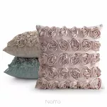 Poszewka welwetowa 45x45 ROSES 1 miętowa Eva Minge z aplikacją róż 3D - 5