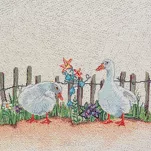 Bieżnik wielkanocny 45x140 4097 gobelinowy naturalny zielony gąski - 4