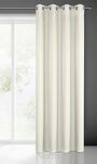 Zasłona na przelotkach 140x250 RITA jednokolorowa kremowa z miękkiej tkaniny - 8