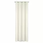 Zasłonana przelotkach 140x250 RITA jednokolorowa kremowa z miękkiej tkaniny - 7
