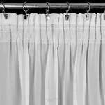 Firana na taśmie 350x270 ARLETA biała z szyfonu z delikatnym połyskiem - 4