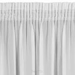 Firana na taśmie 350x270 ARLETA biała z szyfonu z delikatnym połyskiem - 9