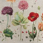 Bieżnik gobelinowy 40x100 1239 naturalny z wzorem kwiatów polnych - 3