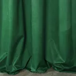 Zasłona gotowa na taśmie 140x270 ROSA welwetowa ciemna zieleń Design 91 - 3