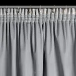 Zasłona na taśmie 140x270 RENIA welwetowa srebrna z szampańskim przecieranym wzorem - 10