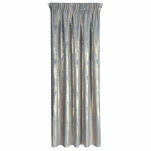 Zasłona na taśmie 140x270 RENIA welwetowa srebrna z szampańskim przecieranym wzorem - 7