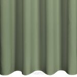 Zasłona na przelotkach 140x175 RITA jednokolorowa oliwkowa z miękkiej tkaniny - 5