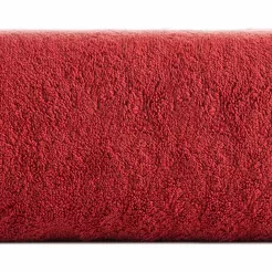 Ręcznik 50x90 EVI Pierre Cardin ceglasty zdobiony bordiurą w kolorze ręcznika z logo marki