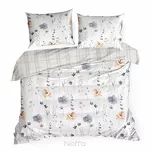 Pościel bawełniana 140x200 LEA 10 biała wzór kwiatowy dwustronna Design 91 - 7
