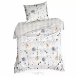 Pościel bawełniana 140x200 LEA 10 biała wzór kwiatowy dwustronna Design 91 - 5