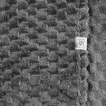 Koc 200x220 CINDY 6 stalowy puszysty w drobny wzór Design 91 - 3