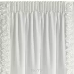 Zasłona na taśmie 140x270 ROSES Eva Minge welwetowa kremowa aplikacja róż 3D - 4