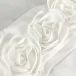 Zasłona na taśmie 140x270 ROSES 14 Eva Minge welwetowa kremowa aplikacja róż 3D - 3