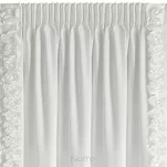 Zasłona na taśmie 140x270 ROSES 14 Eva Minge welwetowa kremowa aplikacja róż 3D - 2