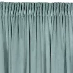 Zasłona na taśmie 140x270 MELANIE welwetowa szałwiowa o aksamitnej strukturze - 4