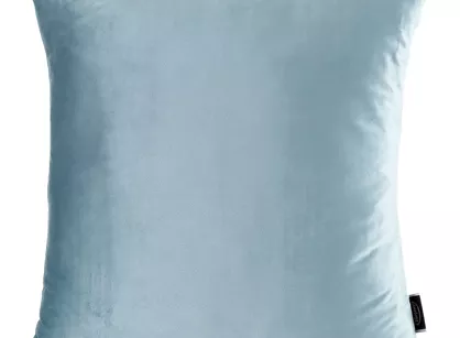 Poszewka welwetowa 45x45 MADIE 2 jednokolorowa morska