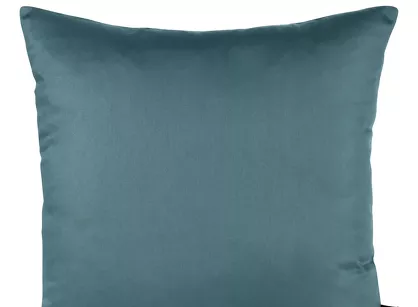 Poszewka satynowa jednokolorowa 40x40 NOVA 1 niebieska