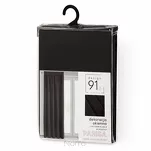 Zasłona na taśmie 135x270 PARISA zaciemniająca czarna jednokolorowa Design 91 - 7