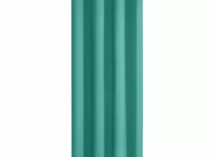 Zasłona na przelotkach 135x250 LOGAN zaciemniająca turkusowa jednokolorowa z półmatowej tkaniny