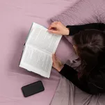 Prześcieradło z satyny bawełnianej z gumką NOVA 3 kremowe 160x200 - 7