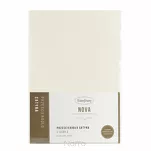 Prześcieradło z satyny bawełnianej z gumką NOVA 3 kremowe 160x200 - 9