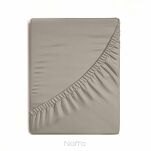 Prześcieradło z mikrowłókna z gumką 220x200 SOFT srebrne Design 91 - 3