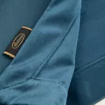 Nakładka welwetowa 85x85 VELVET granatowa wykończona mankietem - 2