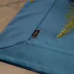 Nakładka welwetowa 85x85 VELVET granatowa wykończona mankietem - 3
