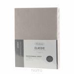 Prześcieradło z bawełny jersey 3 z gumką srebrne 140x200 - 4