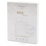 Pościel satynowa 160x200 RETRO 6 biała z delikatną koronką z kolekcji Nova Retro - 6