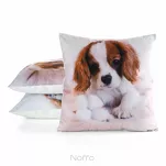 Poszewka welwetowa 45x45 ANIMAL 72 zdobiona nadrukiem pieska - 3