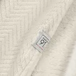 Koc 170x210 CINDY 5 kremowy puszysty w jodełkę Design 91 - 2