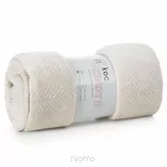 Koc 170x210 CINDY 5 kremowy puszysty w jodełkę Design 91 - 6