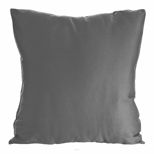 Poszewka satynowa jednokolorowa 40x40 NOVA 1 stalowa