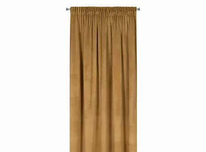 Zasłona gotowa na taśmie 140x270 ROSA welwetowa miodowa Design 91