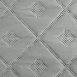 Narzuta 200x220 ALARA 6 srebrna pikowana z mikrofibry wzór wyrazistych rombów - 4