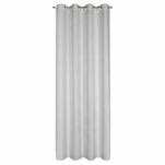 Zasłona na przelotkach 135x250 ALETA srebrna jednokolorowa z szenilu - 9