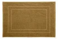 Dywanik bawełniany 50x70 CALEB miodowy z delikatnym tłoczeniem krateczki - 2