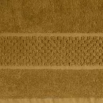 Dywanik bawełniany 50x70 CALEB miodowy z delikatnym tłoczeniem krateczki - 3