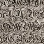 Zasłona na przelotkach 140x250 ROSES 13 Eva Minge welwetowa beżowa aplikacja róż 3D - 4