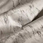 Zasłona na przelotkach 140x250 KORNELIA welwetowa jasny beż złocisty marmurkowy nadruk - 3